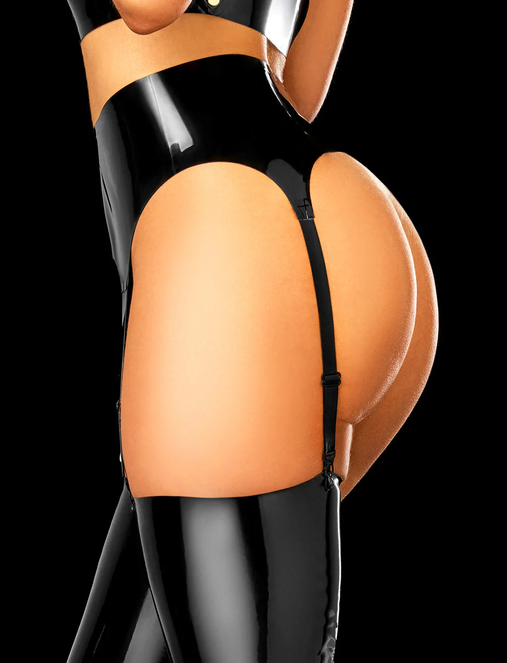 Latex 2.0 Black Stockings - Image 2